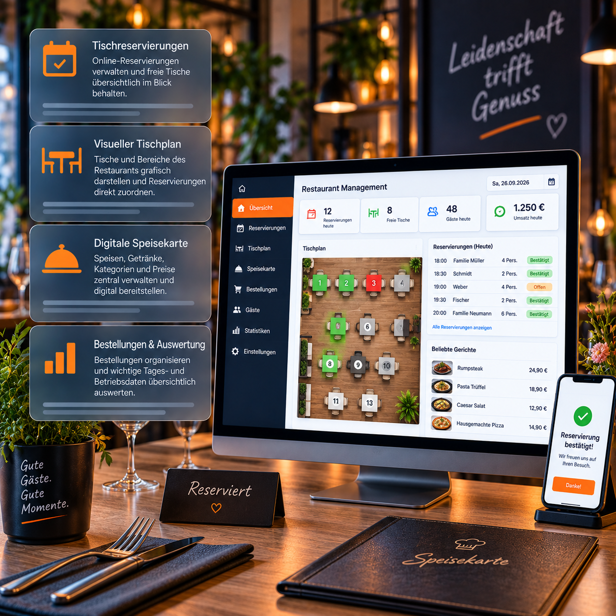 ADVIDEA media Restaurant Management